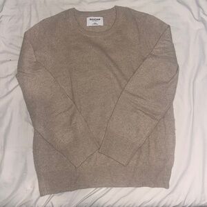 Naadam 100% cashmere sweater in taupe